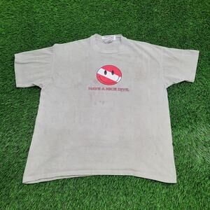 Vintage 1996 Diver Shirt XL 24x28 Gray USA